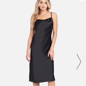 BEBE midi slip dress
